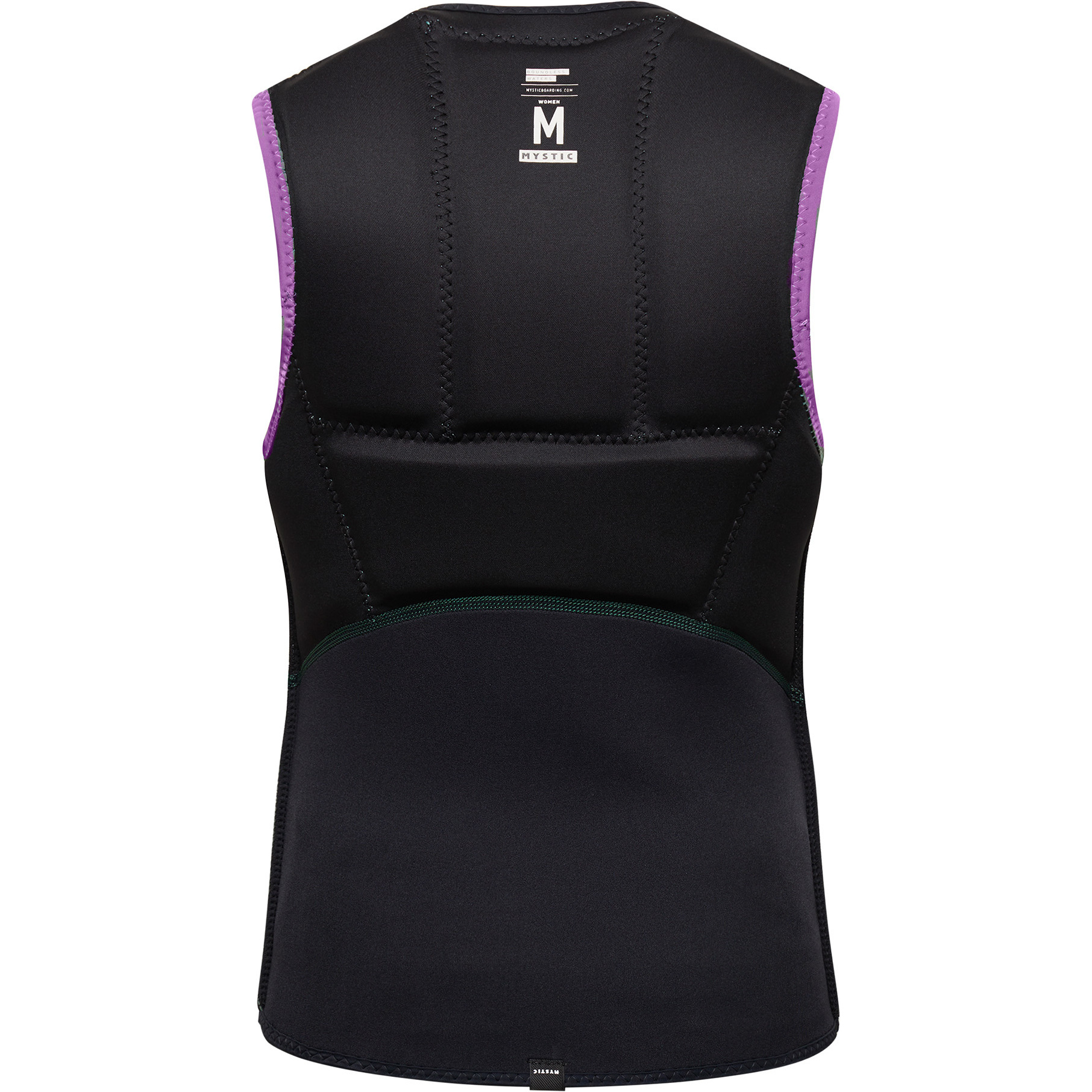 2025 Mystic Womens Star Front Zip Impact Vest 35005.230232 - Sunset Purple